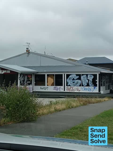 Graffiti somewhere else — a report photo