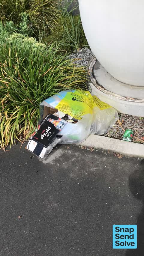Dumped Rubbish, a report photo