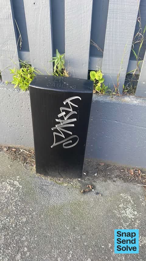 Graffiti somewhere else — a report photo