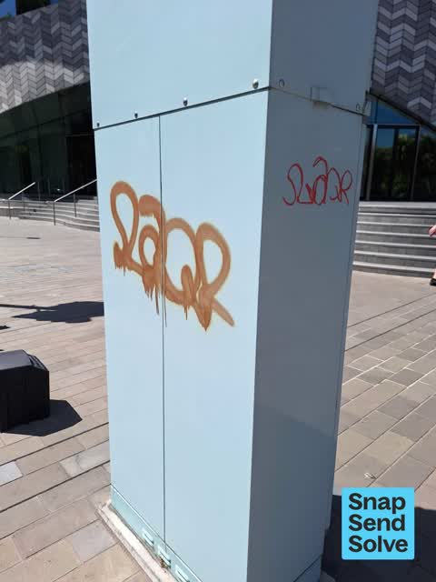 Graffiti somewhere else — a report photo