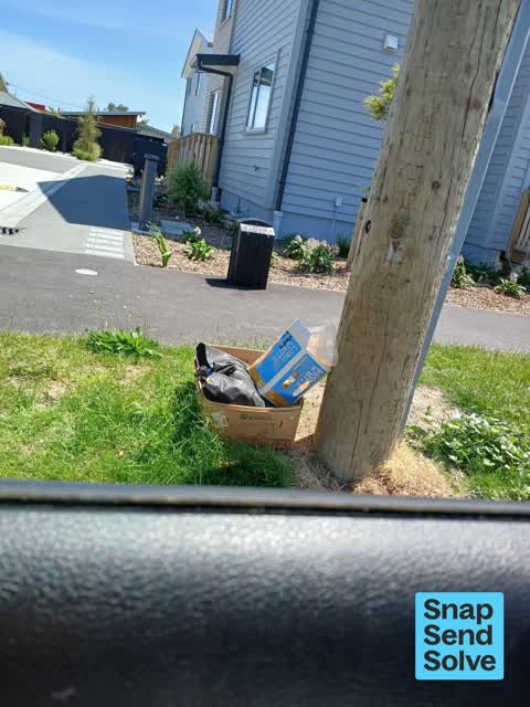 Dumped Rubbish, a report photo