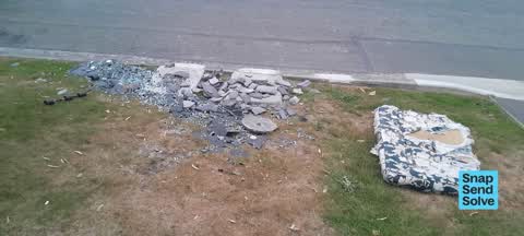 Dumped Rubbish, a report photo
