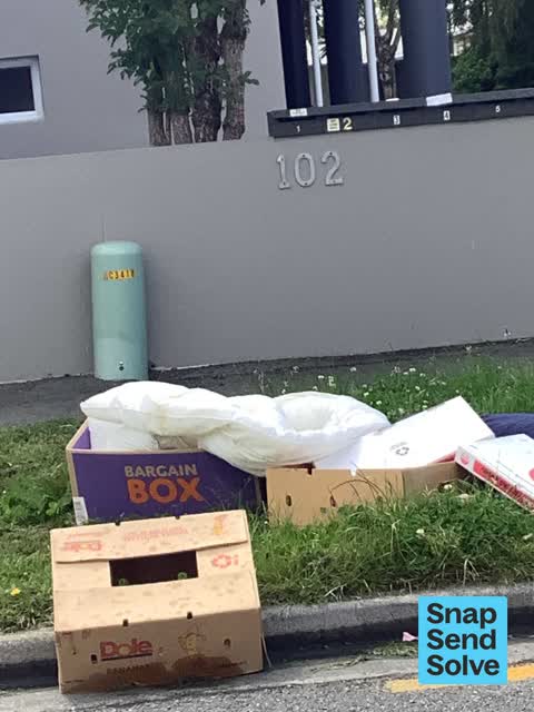 Dumped Rubbish, a report photo