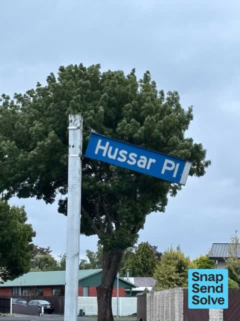Damaged Street Sign, a report photo