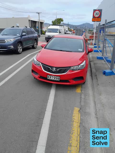 Hazard — vehicle — a report photo