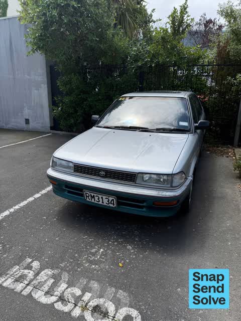 Abandoned Vehicle, a report photo