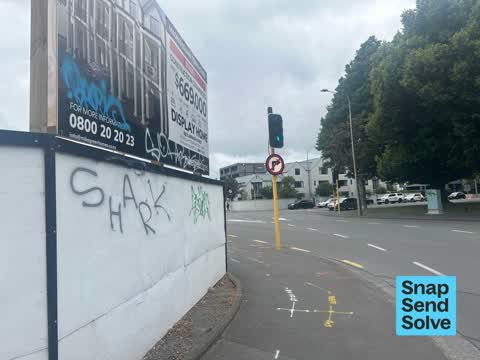 Graffiti somewhere else — a report photo