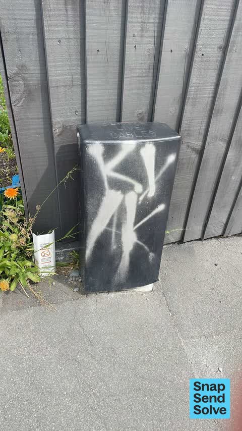 Graffiti somewhere else, a report photo
