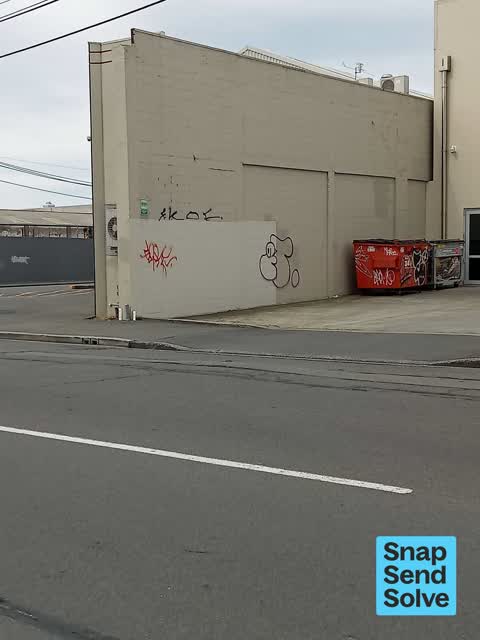Graffiti somewhere else, a report photo