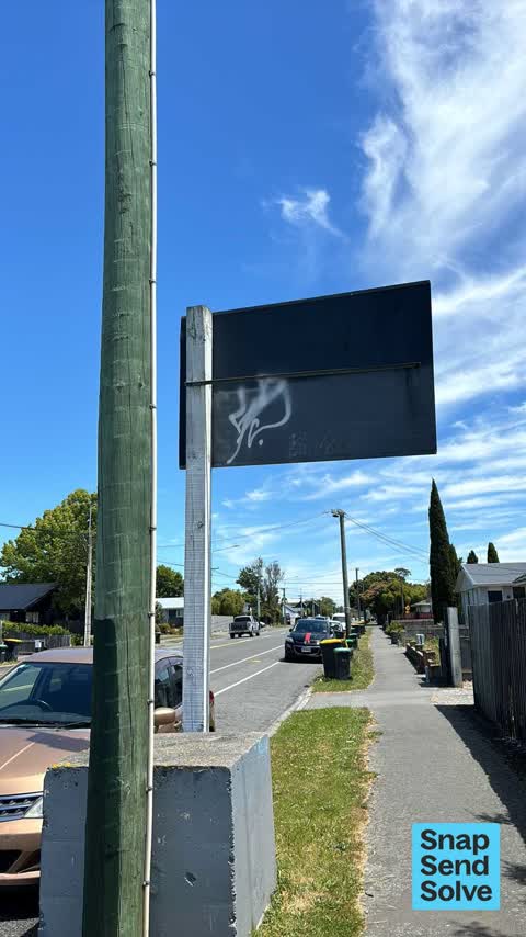 Graffiti on a fence, building or structure, a report photo
