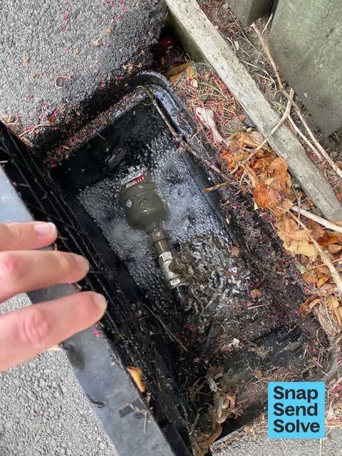 Water Leak, a report photo