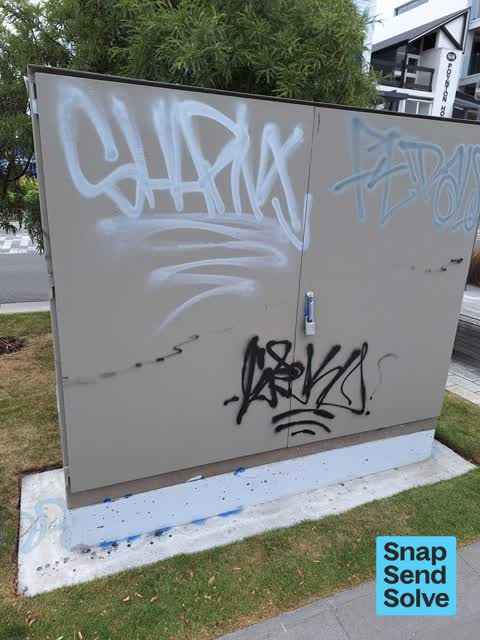 Graffiti somewhere else — a report photo