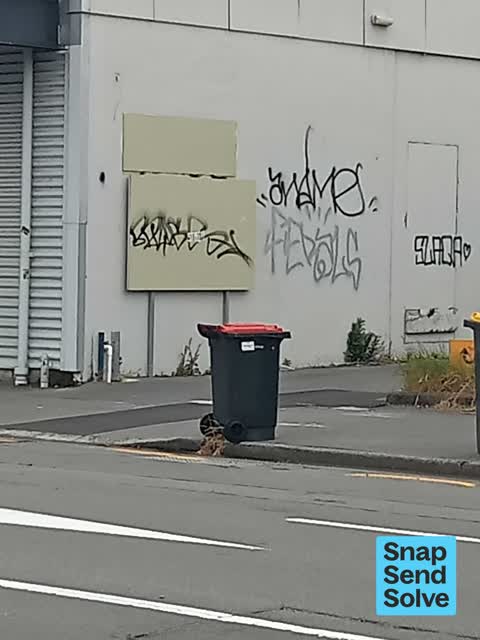 Graffiti somewhere else, a report photo