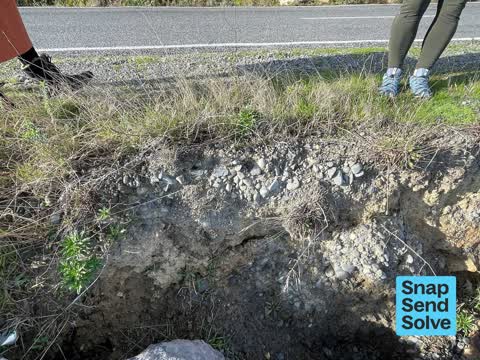 Damaged Road, a report photo