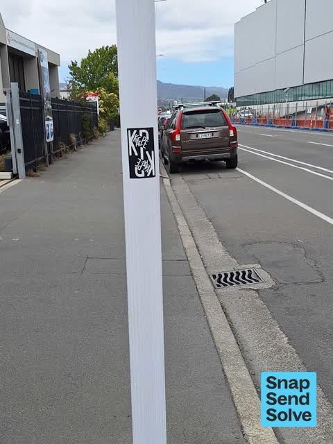 Graffiti on a fence, building or structure, a report photo