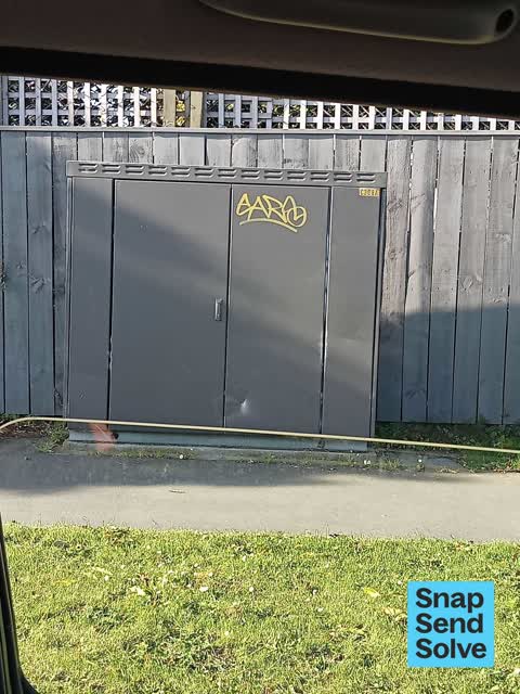 Graffiti somewhere else, a report photo