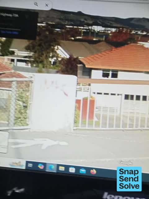 Graffiti somewhere else, a report photo