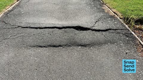 Pavement - Damaged, a report photo