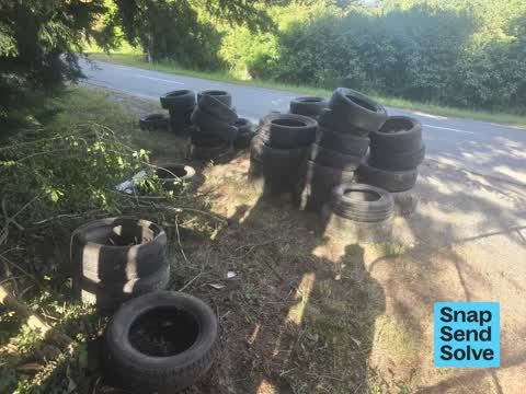 Dumped Rubbish, a report photo