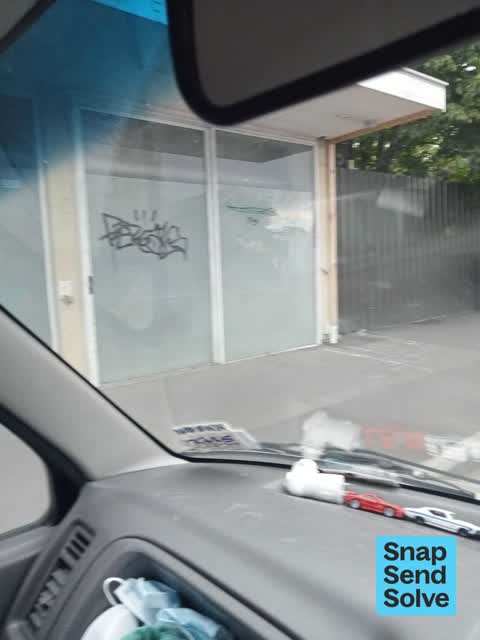 Graffiti somewhere else — a report photo