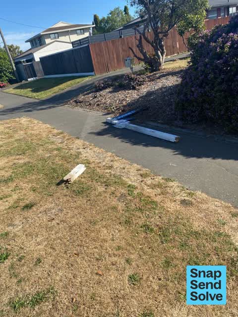 Damaged Street Sign, a report photo