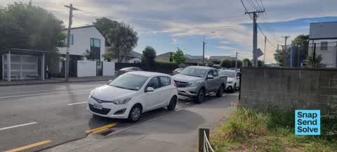 Hazard — vehicle — a report photo