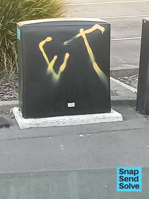 Graffiti somewhere else, a report photo