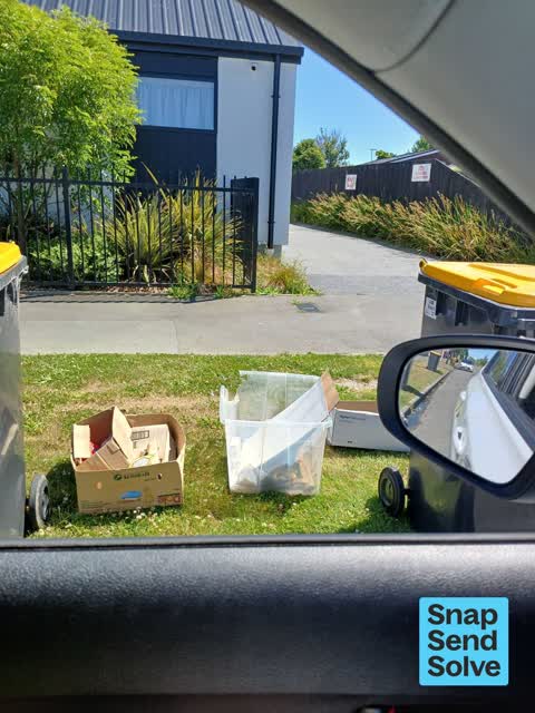 Dumped Rubbish, a report photo
