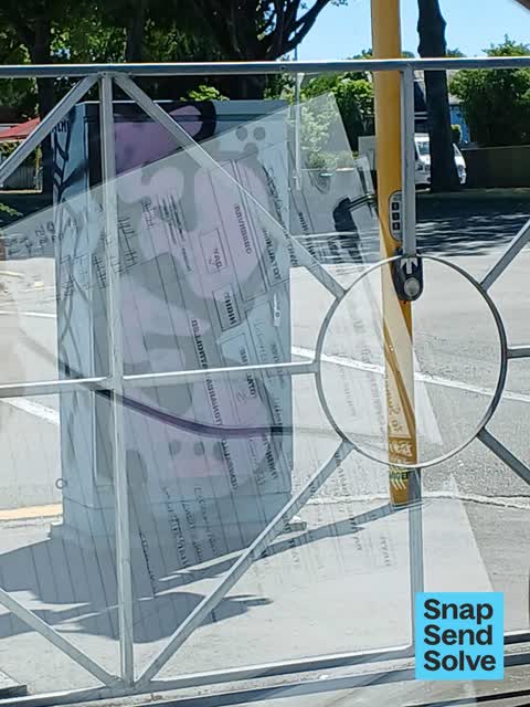 Graffiti somewhere else, a report photo