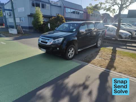 Hazard, vehicle, a report photo