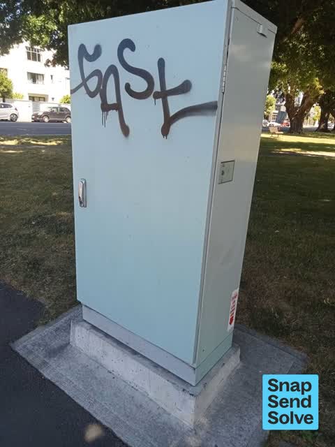 Graffiti somewhere else — a report photo