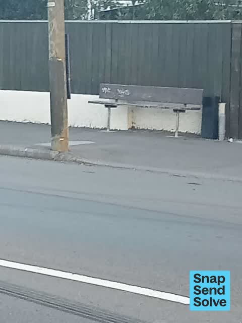 Graffiti somewhere else, a report photo