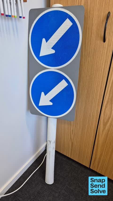 Poles and Signage - General, a report photo