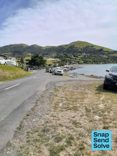 Hazard, vehicle, a report photo