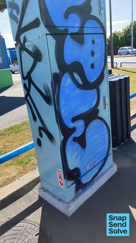 Graffiti somewhere else — a report photo
