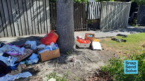 Dumped Rubbish, a report photo
