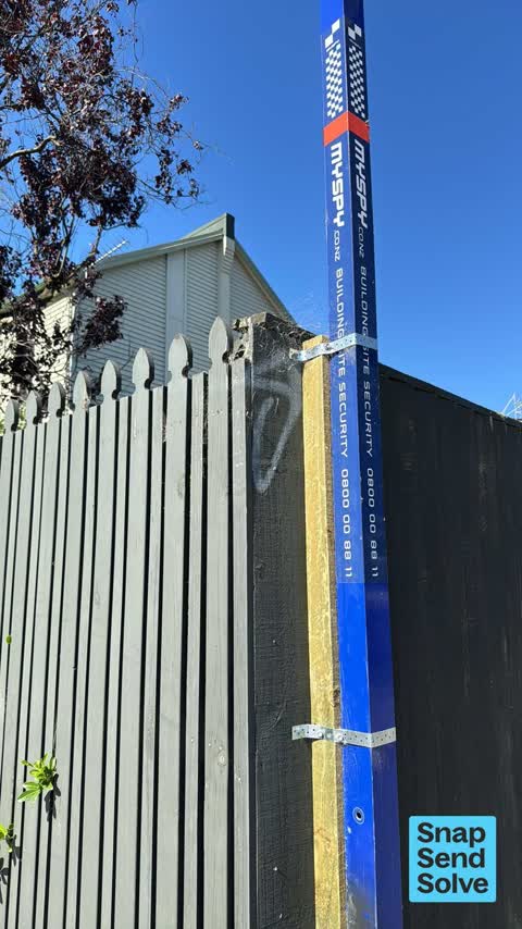 Graffiti on a fence, building or structure, a report photo