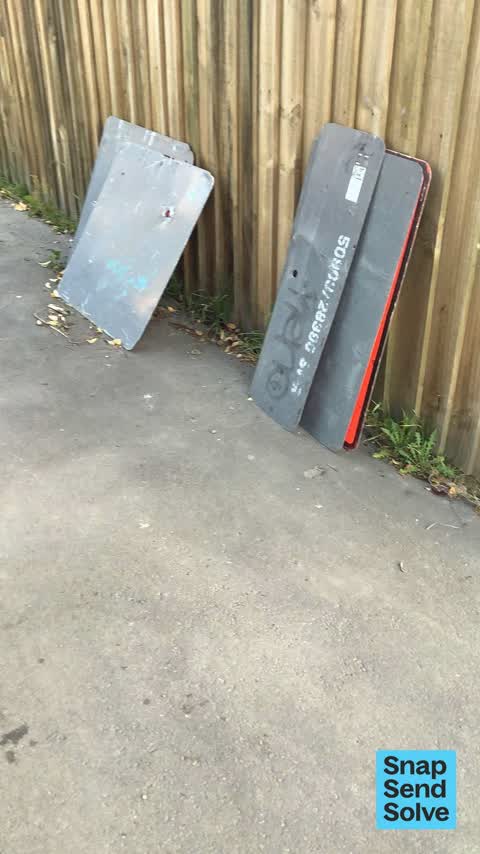 Poles and Signage - General, a report photo