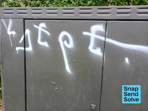 Graffiti somewhere else — a report photo
