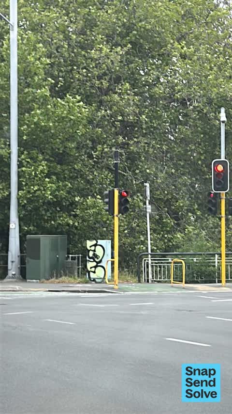Graffiti somewhere else, a report photo