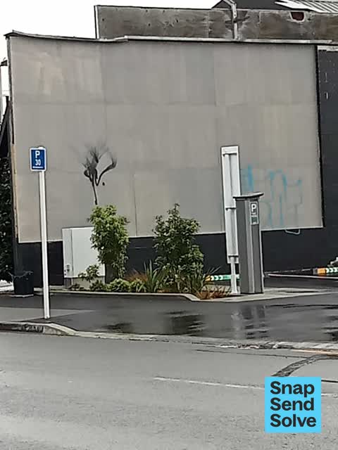 Graffiti somewhere else — a report photo