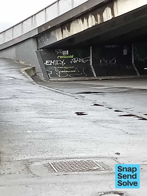 Graffiti somewhere else — a report photo