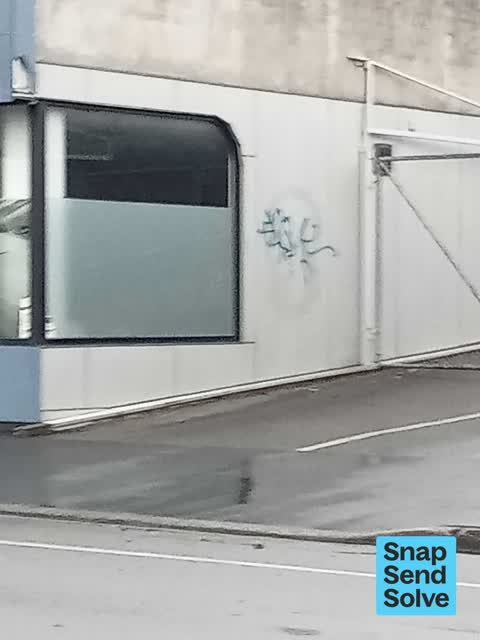 Graffiti somewhere else — a report photo