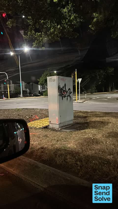 Graffiti somewhere else — a report photo