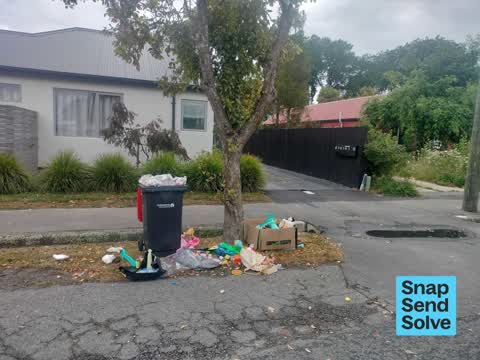 Dumped Rubbish, a report photo