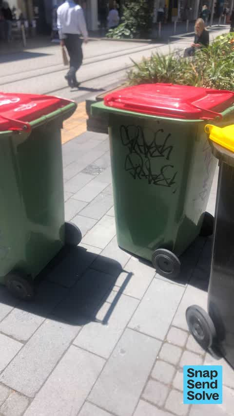 Graffiti somewhere else — a report photo