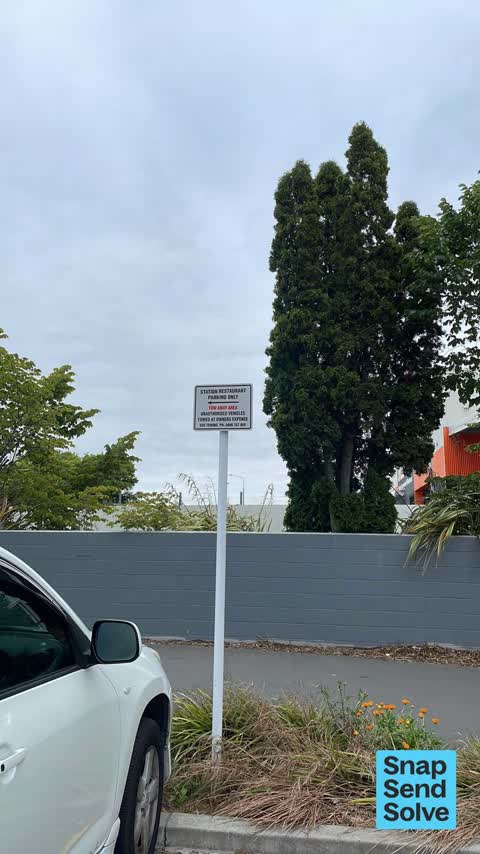 Poles and Signage - General, a report photo