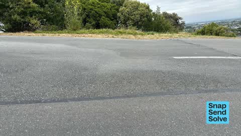 Pothole, a report photo