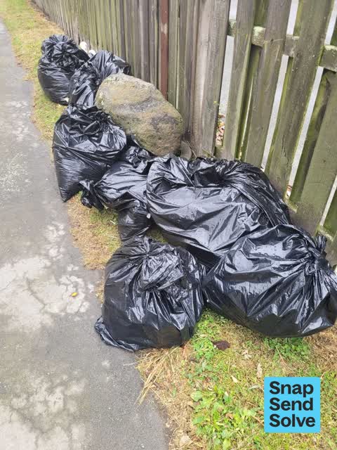Dumped Rubbish — a report photo