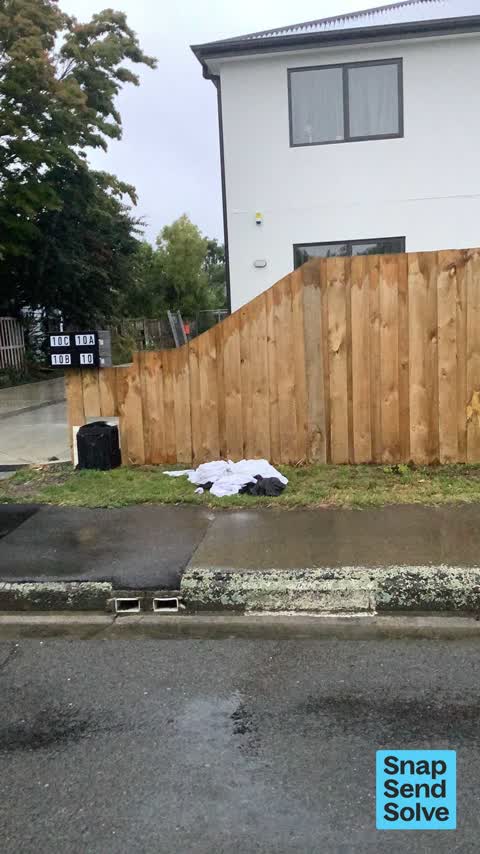 Dumped Rubbish, a report photo